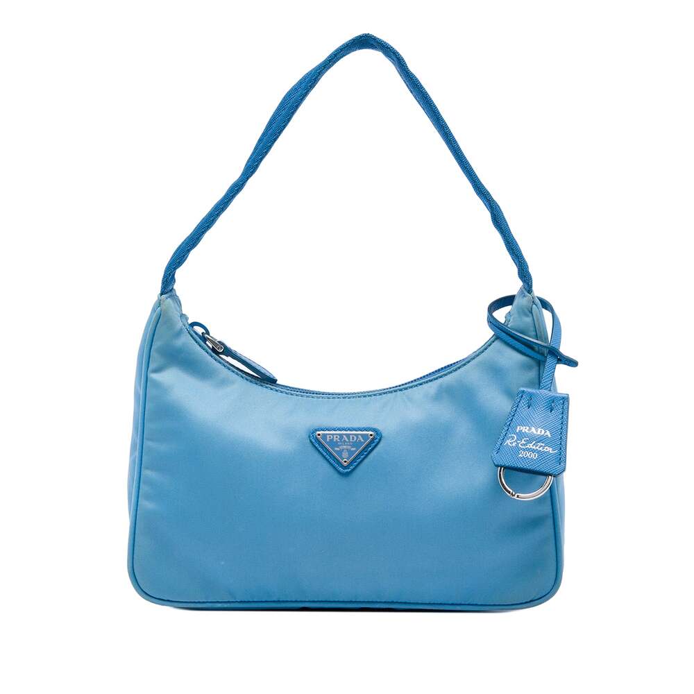 Prada Re-Edition Hobo Tessuto Mini #367687P83B